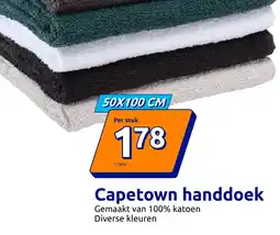 Action Capetown handdoek aanbieding
