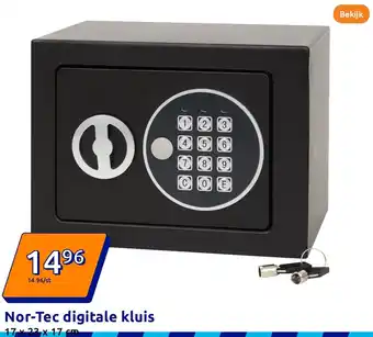 Action Nor-Tec digitale kluis aanbieding