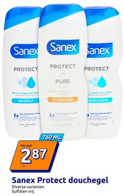 Action Sanex Protect douchegel aanbieding