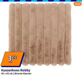 Action Kussenhoes Robby aanbieding