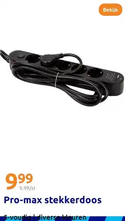 Action Pro-max stekkerdoos aanbieding