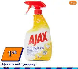 Action Ajax allesreinigerspray aanbieding