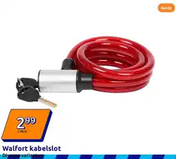 Action Walfort kabelslot aanbieding