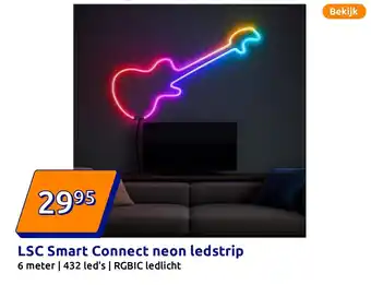 Action LSC Smart Connect neon ledstrip aanbieding