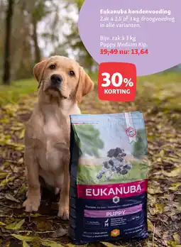 Maxi Zoo Eukanuba hondenvoeding aanbieding