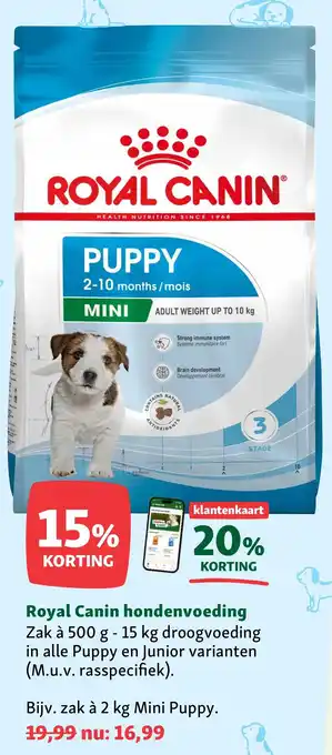 Maxi Zoo Royal Canin hondenvoeding aanbieding