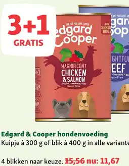 Maxi Zoo Edgard & Cooper hondenvoeding aanbieding