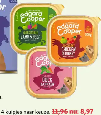 Maxi Zoo Edgard & Cooper hondenvoeding aanbieding