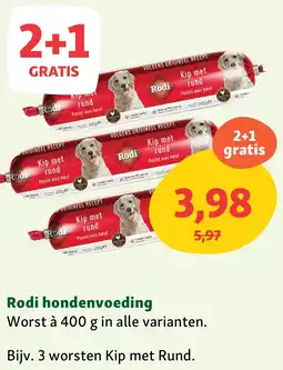 Maxi Zoo Rodi hondenvoeding aanbieding