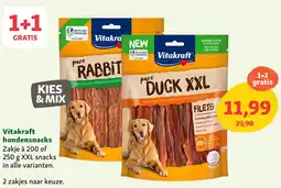 Maxi Zoo Vitakraft hondensnacks aanbieding
