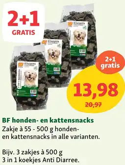 Maxi Zoo BF honden en kattensnacks aanbieding