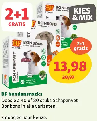 Maxi Zoo BF hondensnacks aanbieding