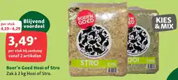 Maxi Zoo Boer'n Goed Hooi of Stro aanbieding