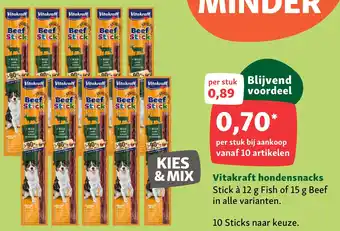 Maxi Zoo Vitakraft hondensnacks aanbieding