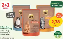 Maxi Zoo Select Gold kattenvoeding aanbieding