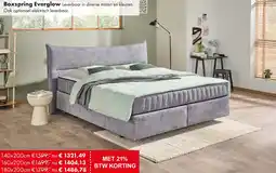 Woonsquare Boxspring Everglow aanbieding