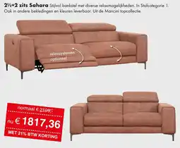 Woonsquare 2+2 zits Sahara aanbieding