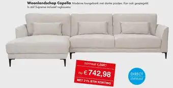 Woonsquare Woonlandschap Capella aanbieding