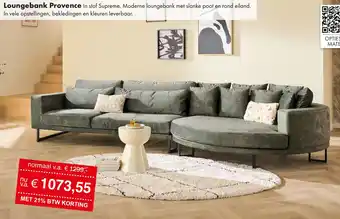 Woonsquare Loungebank Provence aanbieding