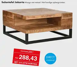 Woonsquare Salontafel Jakarta aanbieding