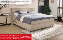 Woonsquare Boxspring Sunrise aanbieding
