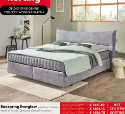 Woonsquare Boxspring Everglow aanbieding