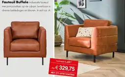 Woonsquare Fauteuil Buffalo aanbieding