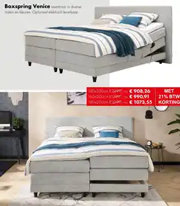 Woonsquare Boxspring Venice aanbieding