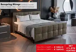 Woonsquare Boxspring Mirage aanbieding