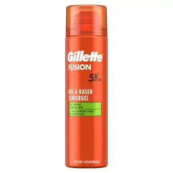 Plein.nl 6x Gillette Scheergel Fusion 5 aanbieding