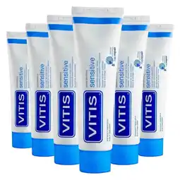Plein.nl 6x Vitis Tandpasta Sensitive 75 ml aanbieding