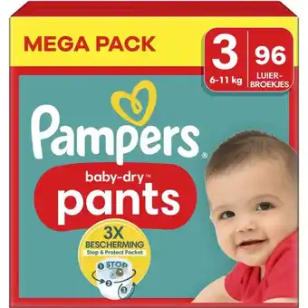 Plein.nl 2x Pampers Baby Dry Luierbroekjes aanbieding