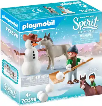 Bol.com Playmobil - Spirit - Snowman with Snips and Senor Carrots ( 70398 ) aanbieding