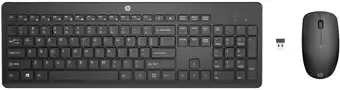 Coolblue HP 230 Draadloze Toetsenbord en Muis QWERTY aanbieding