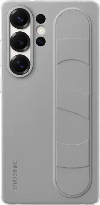 Coolblue Samsung S25 Ultra Standing Grip Back Cover Grijs aanbieding