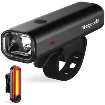 ANWB Lifegoods Fietsverlichting set Zwart aanbieding
