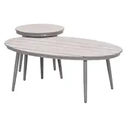 ANWB Garden Impressions Lucas Bijzettafels Taupe aanbieding