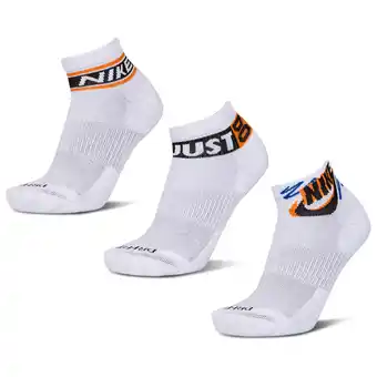 Foot Locker Nike Everyday Cushioned Ankle 3 Pack Sokken Unisex - Wit - Maat 34 - 38 aanbieding