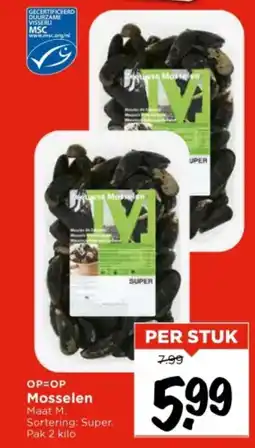 Vomar Voordeelmarkt Mosselen aanbieding