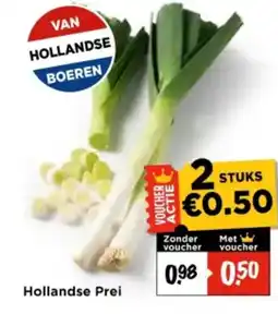 Vomar Voordeelmarkt Hollandse Prei aanbieding