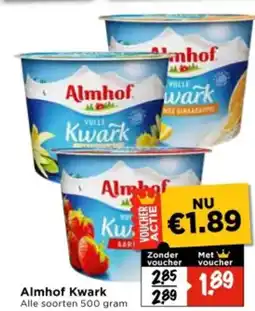 Vomar Voordeelmarkt Almhof Kwark aanbieding