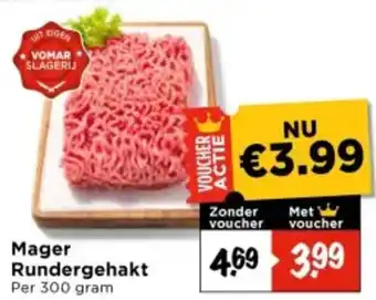Vomar Voordeelmarkt Mager Rundergehakt aanbieding