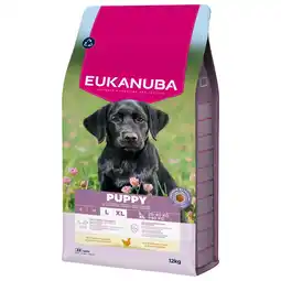 Pets Place Eukanuba Puppy Large Breed - Hondenbrokken - Kip 12 kg aanbieding