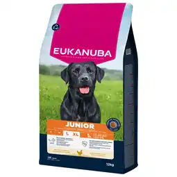 Pets Place Eukanuba Junior Large Breed - Hondenbrokken - Kip 12 kg aanbieding