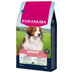 Pets Place Eukanuba Senior Small & Medium Breed - Hondenbrokken - Lam Rijst 12 kg aanbieding