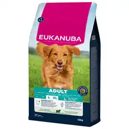 Pets Place Eukanuba Adult Large Breed - Hondenbrokken - Lam Rijst 12 kg aanbieding
