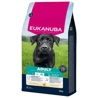 Pets Place Eukanuba Adult Large Breed - Hondenbrokken - Kip 12 kg aanbieding