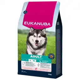 Pets Place Eukanuba Adult Large Breed - Hondenbrokken - Zalm Gerst 12 kg aanbieding