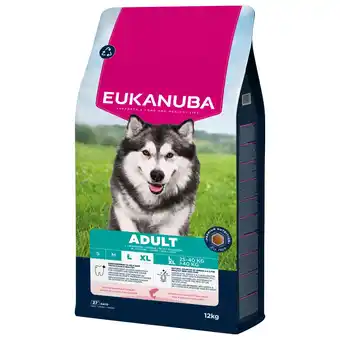 Pets Place Eukanuba Adult Large Breed - Hondenbrokken - Zalm Gerst 12 kg aanbieding