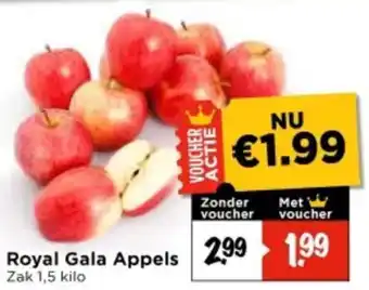 Vomar Voordeelmarkt Royal Gala Appels aanbieding